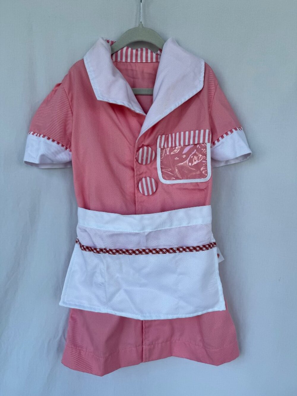 Melissa & Doug Waitress Costume Dress + Star Diner Apron Ages 3-6